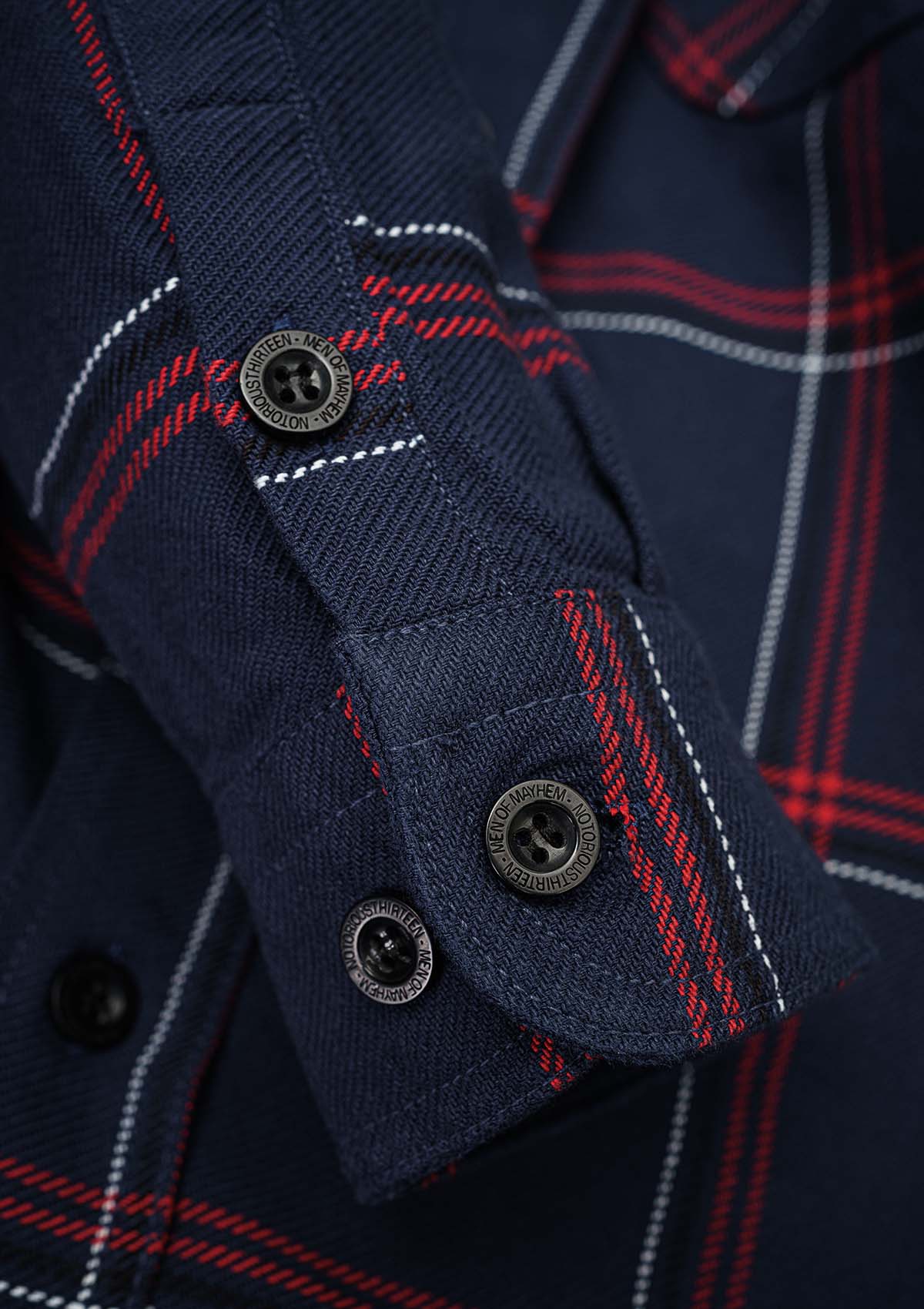 Flanellhemd Marine / Heavy D. - Image 4